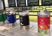 升降地埋式不銹鋼分類垃圾桶
