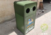南昌海洋公園海洋主題UV打印不銹鋼垃圾桶定制案例