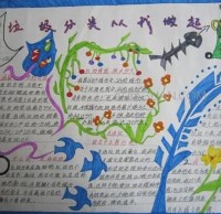 垃圾分類精美手抄報(bào)