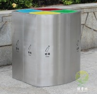 室內(nèi)立式直投口四分類垃圾桶