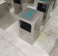 凱德公園1號采購欣方圳方形不銹鋼垃圾桶