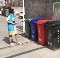 清潔轄區(qū)垃圾桶，營造分類好環(huán)境