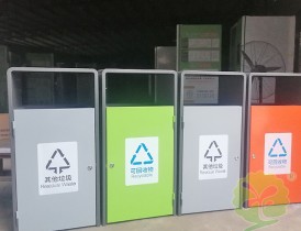深圳中學(xué)不銹鋼垃圾桶環(huán)保與美觀(guān)的完美融合