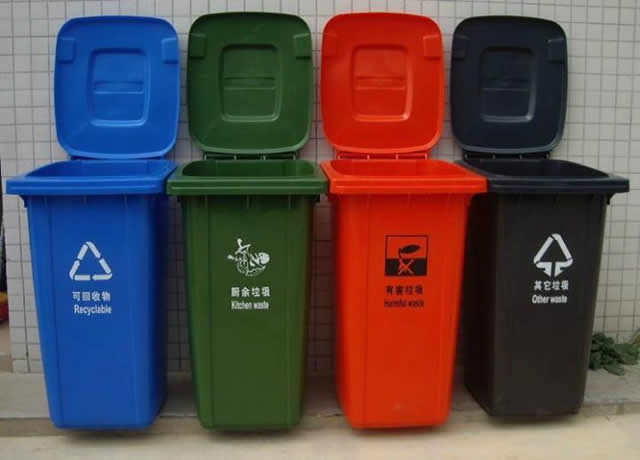 環(huán)保塑料分類垃圾桶