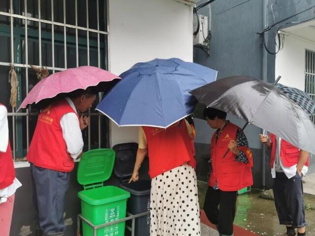 檢查垃圾分類